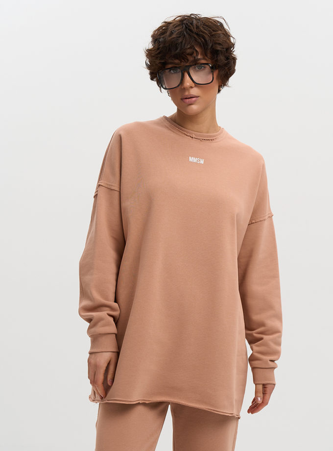 Світшот з необробленим краєм SS макіато MMSW (MMSW_СЗНК-SSOS-MK)