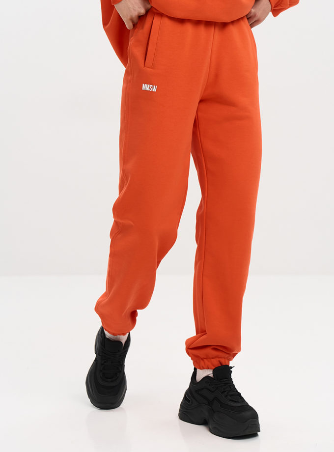 Штани балони з необробленим краєм SS мандаринові MMSW (MMSW_ШБЗНК-SSXS-OR)