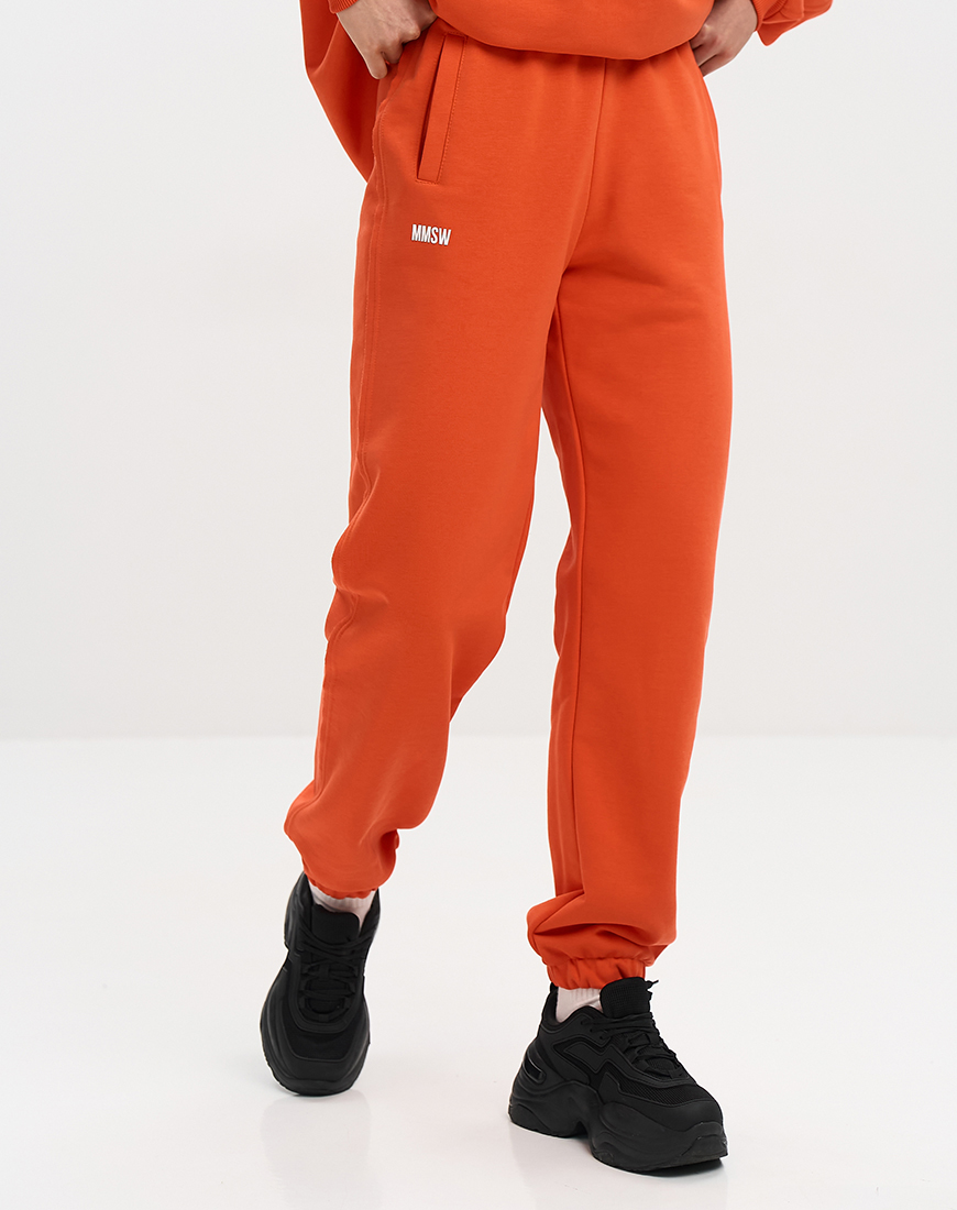 1AK02584 Штани балони з необробленим краєм SS мандаринові MMSW (MMSW_ШБЗНК-SSXS-OR) - фото 2