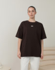 Футболка базова SS шоколадна MMSW (MMSW_ФБ-SS-DCH) - фото 3