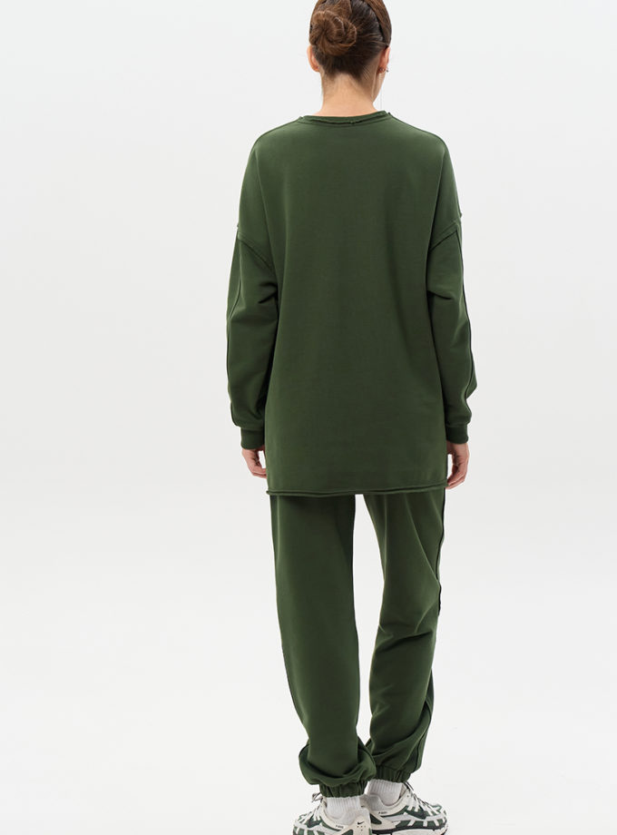 Штани балони  з необробленим краєм SS хакі MMSW (MMSW_ШБЗНК-SSXS-KH)