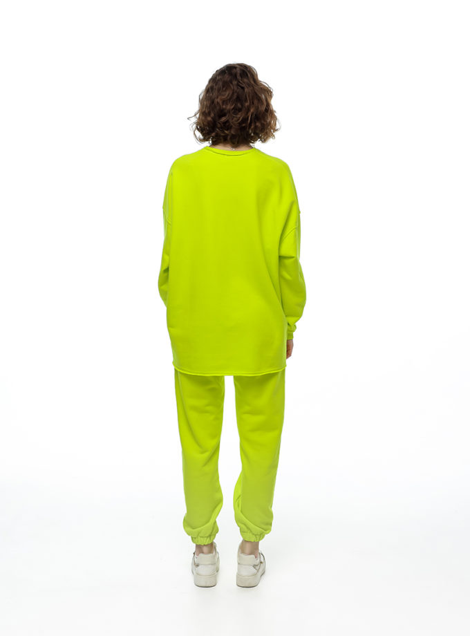 Штани балони з необробленим краєм SS яскраво-жовті MMSW (MMSW_ШБЗНК-SSXS-BY)