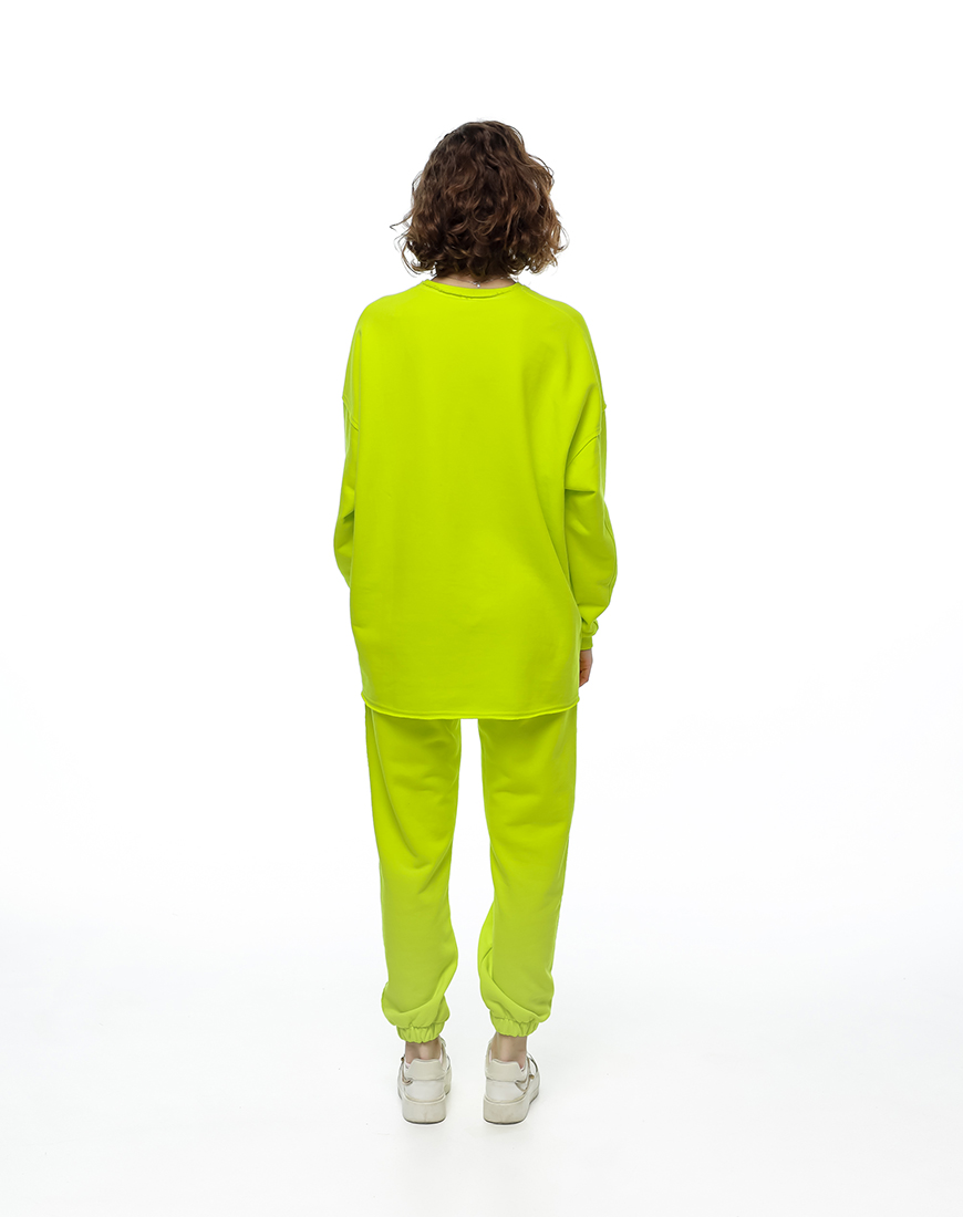 _CB1_ Штани балони з необробленим краєм SS яскраво-жовті MMSW (MMSW_ШБЗНК-SSXS-BY) - фото 2