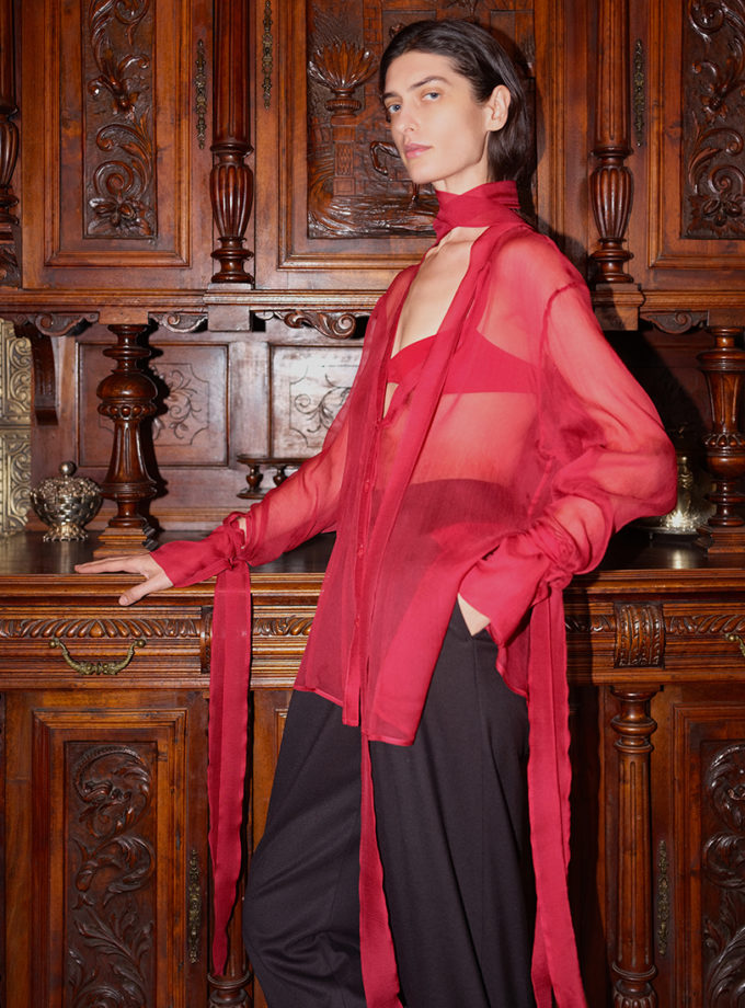 Червона сорочка Mina FABBY (FBB_FB8)