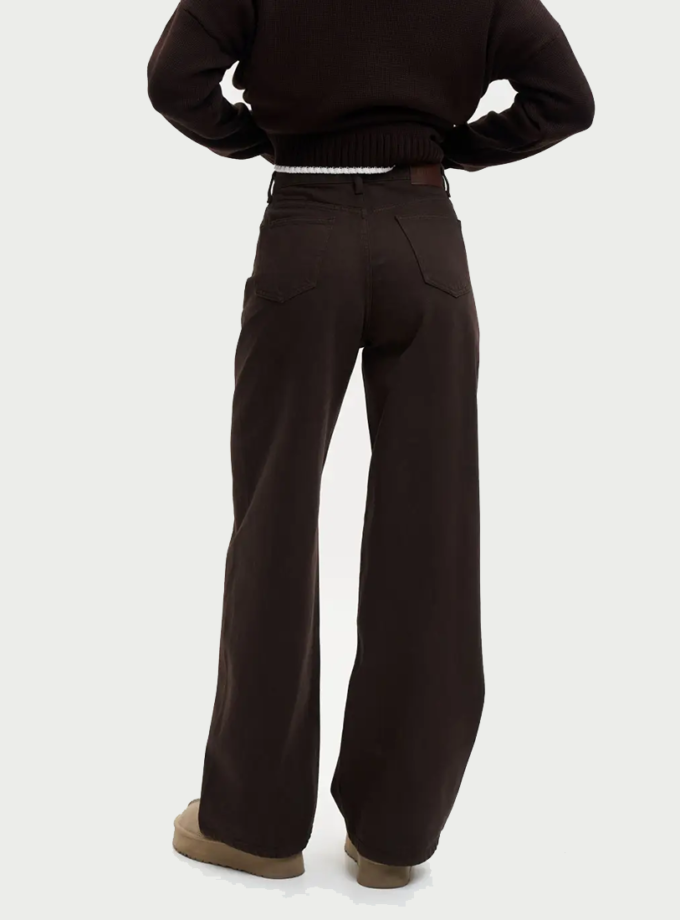 Джинси Wide Leg з швом шоколадний WL 561 TWICE (TWC_2849-13783)