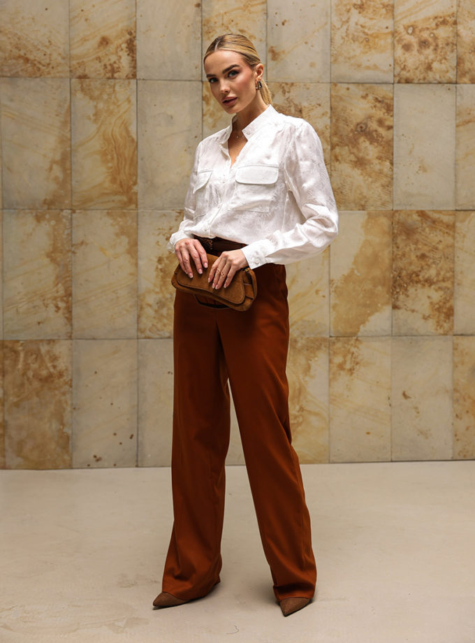 Прямі брюки із костюмної тканини GET DRESSED. (GD_SS25_01-1)