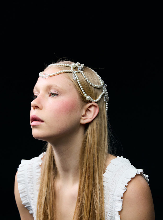 Кеп Pure Diamond NEGA BIJOU (NB_KP-PRL-WHT-020)