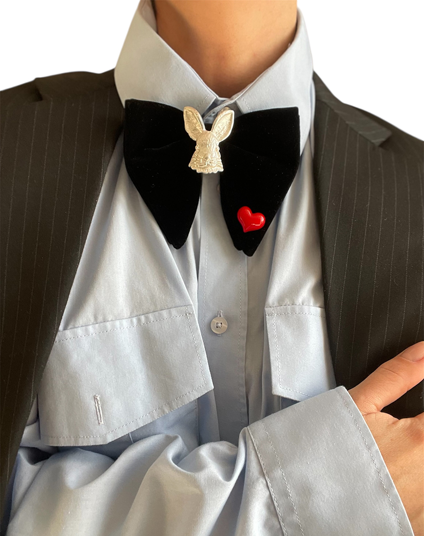 Photoroom_20251228_224220 Чокер метелик на шунгіті SMART JEWELRY (SJ_038) - фото 2