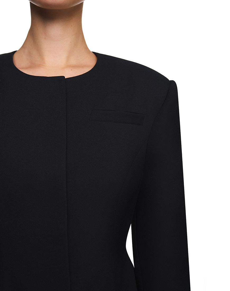 TWINSIS 627 Жакет силуетний чорний Luna TWINSIS CLOTHES (TW_CT_SS 090575) - фото 4