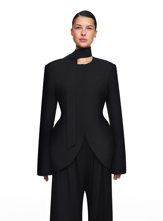 Жакет силуетний чорний Luna TWINSIS CLOTHES (TW_CT_SS 090575)