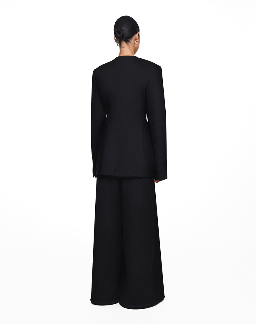 TWINSIS 684 Жакет силуетний чорний Luna TWINSIS CLOTHES (TW_CT_SS 090575) - фото 5