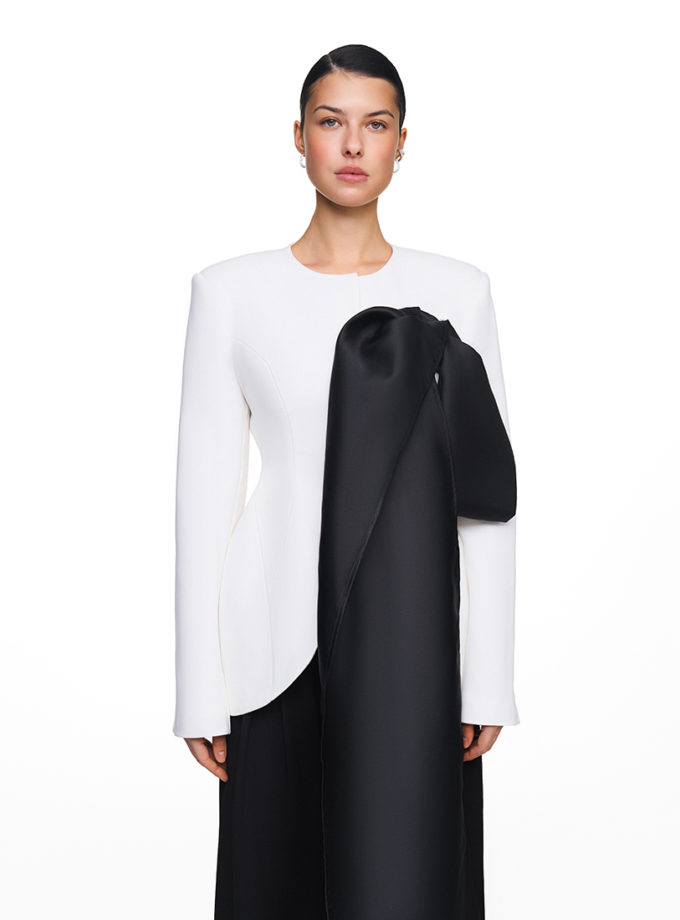 Жакет силуетний білий Luna TWINSIS CLOTHES (TW_CT_SS 142767)