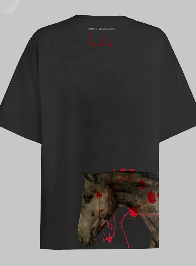 Футболка Коні 1 Femka&Anna Veriki FMK (FMK_koni_bl)