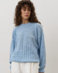 Фактурний светр з круглою горловиною Weave SAVOUR (SVR_JR-1363-bl)