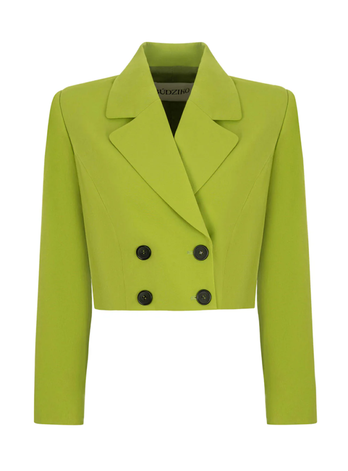 Лаймовий піджак BÚDZIKO (BDZ_GRN-BLZ-BTNS)