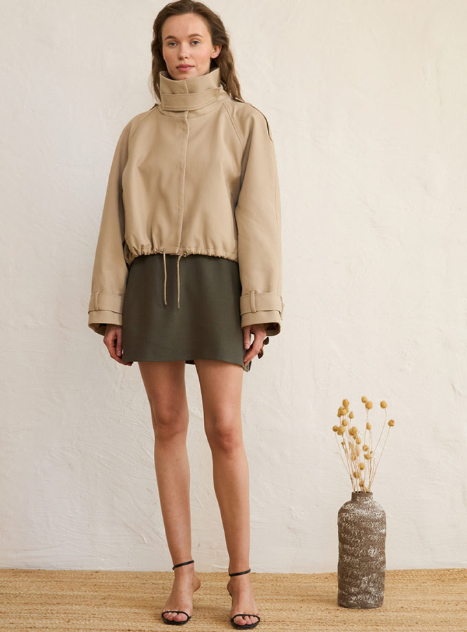 Спідниця міні з блискавками SELERA (SLR_SS25_3)