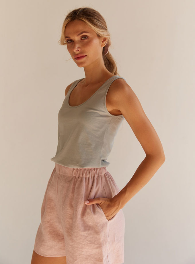 Майка Elegant у сіро-блакитному кольорі MAXAVI (MX_MX2105_gray)