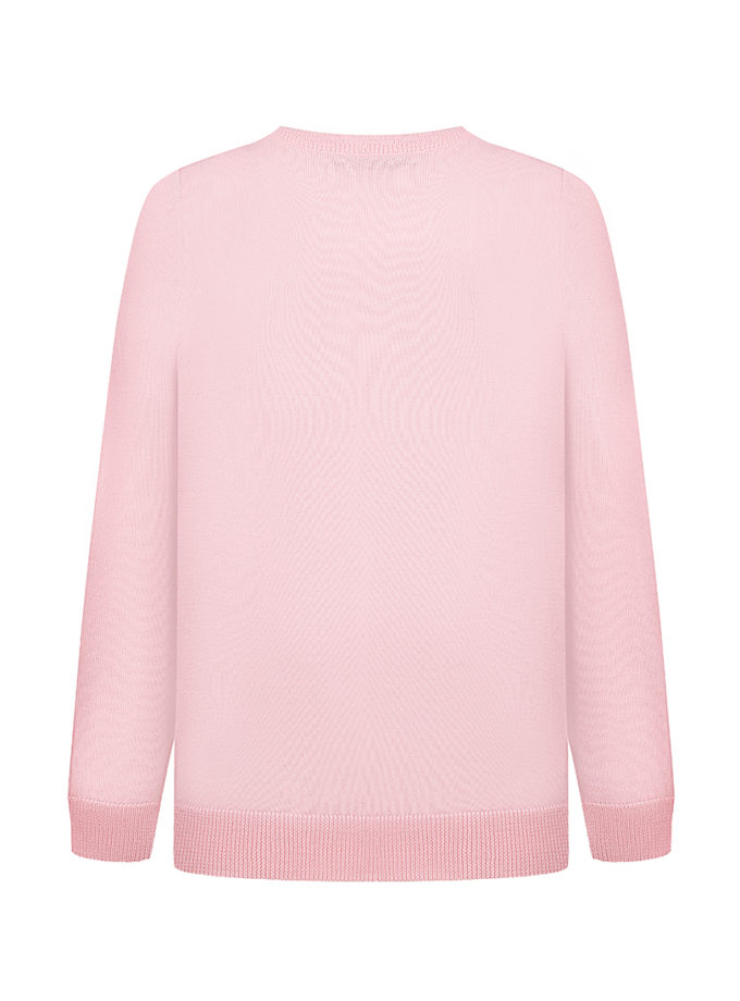 Кардиган з вовни мериноса CHALETY (CHLT_Cardigan_Onda_Candy_pink)