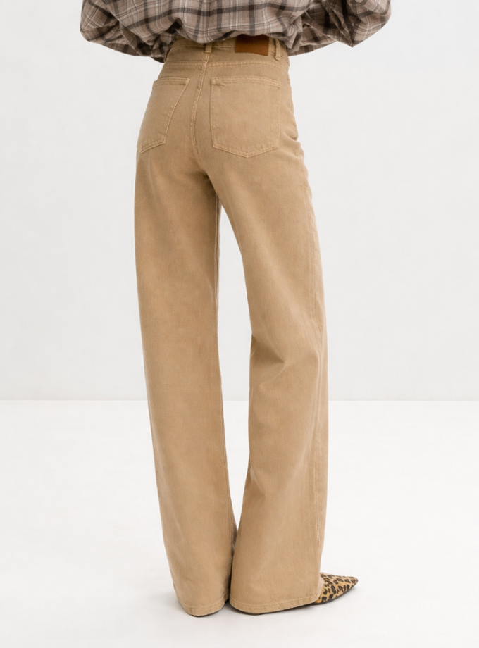 Джинси wide leg бежеві WL 595 TWICE (TWC_HФ-00007954)