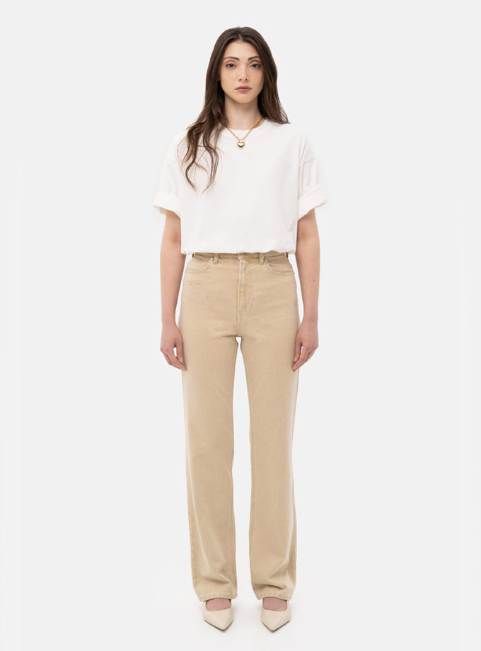 Джинси Beige Straight MATCH DENIM (MTCH_sp26-straight-beige-jeans)