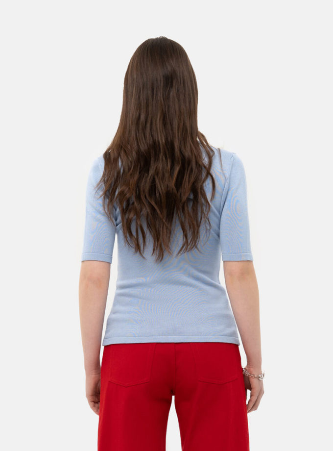 Поло Light Blue Knit MATCH DENIM (MTCH_sp26-lblue-polo)