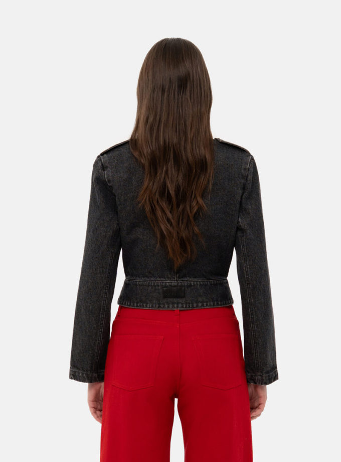 Піджак Ruffled Denim MATCH DENIM (MTCH_sp26-ruffled-denim-jacket)