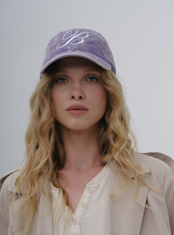 Фіолетова вельветова кепка Bitchin' BITCHIN' (BTCH_09021)