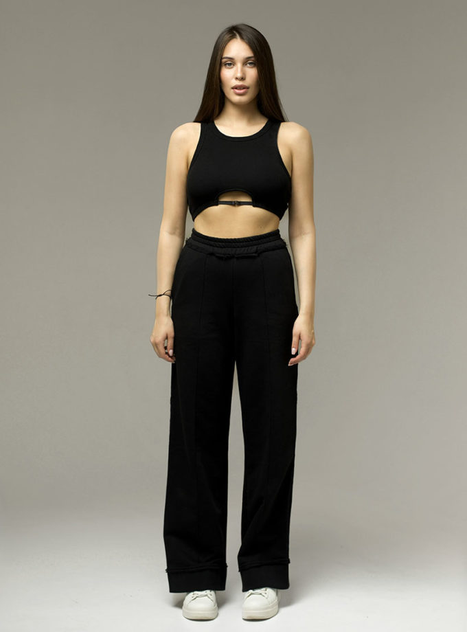 Штани зі стрілками у чорному кольорі MAXAVI (MX_MX2311_black)