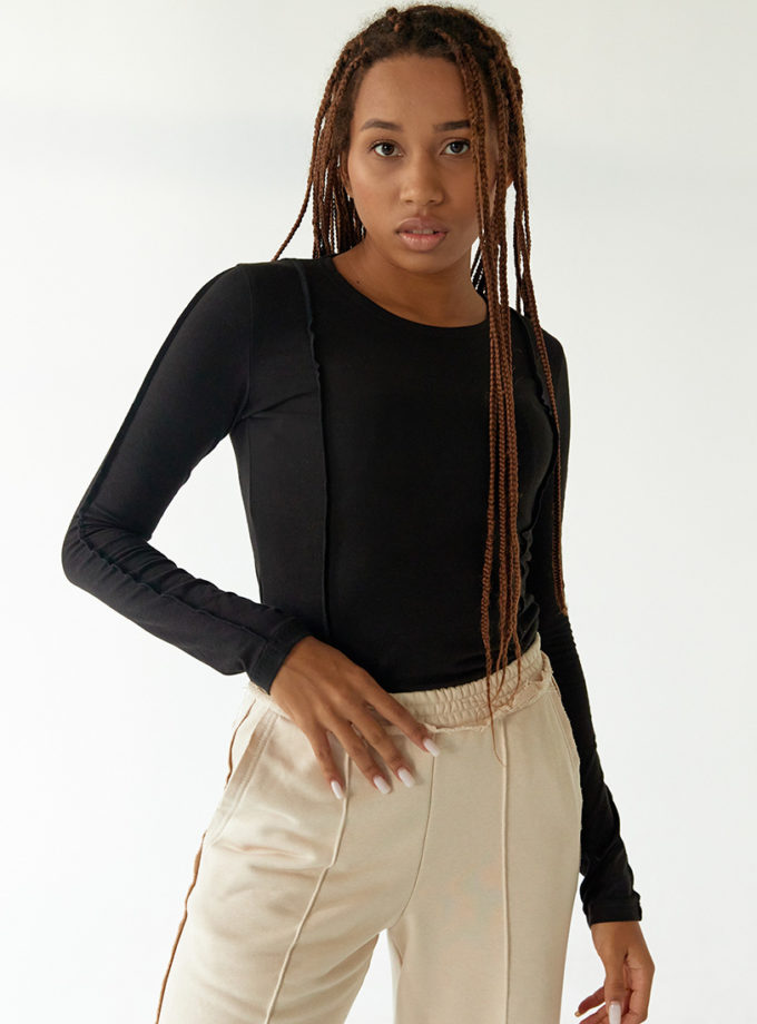 Штани зі стрілками у молочному кольорі MAXAVI (MX_MX2311_milky)