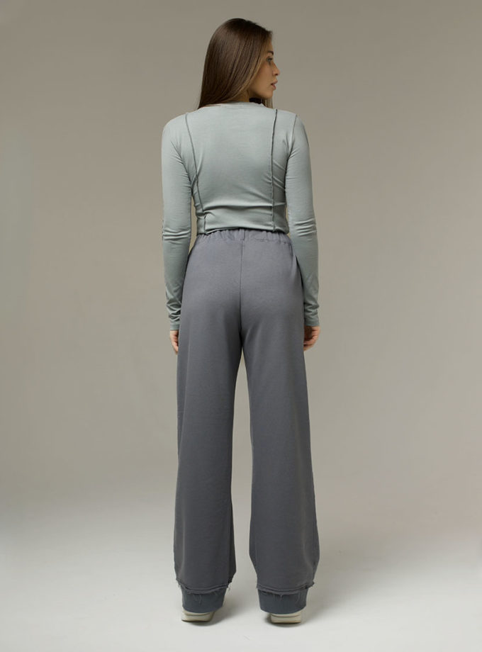 Штани з накладними кишенями у сірому кольорі MAXAVI (MX_MX2302_gray)