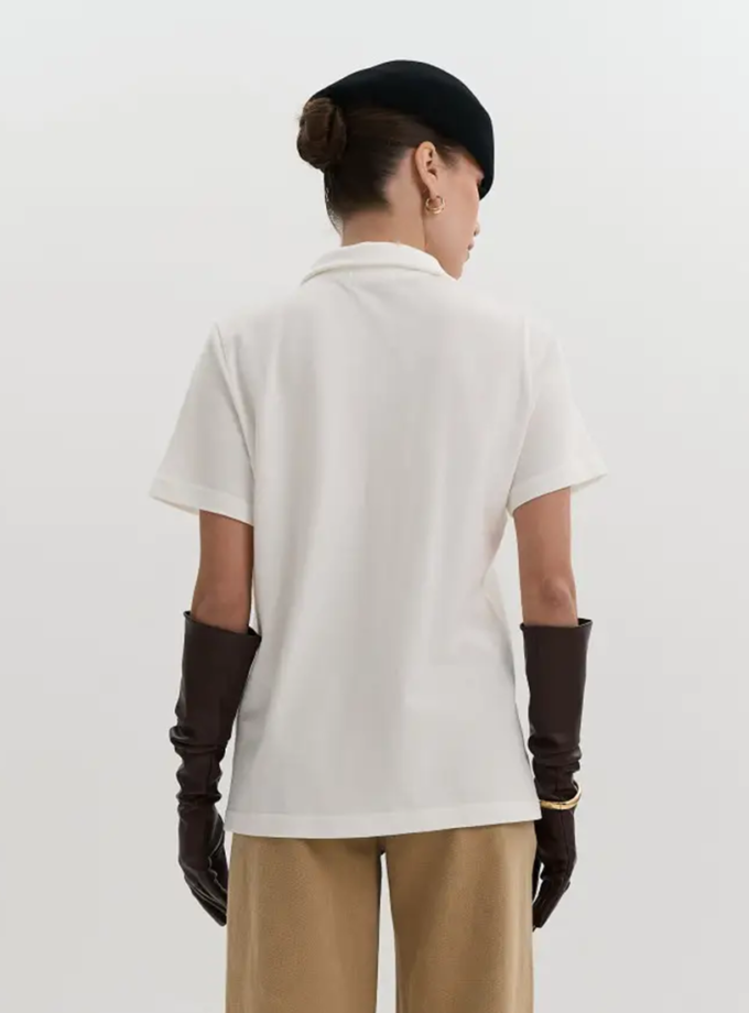 Футболка поло TS07 з чорним принтом Twice TWICE (TWC_НФ-00007990)