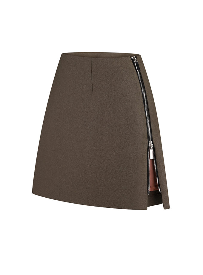 Спідниця міні з блискавками SELERA (SLR_SS25_3)