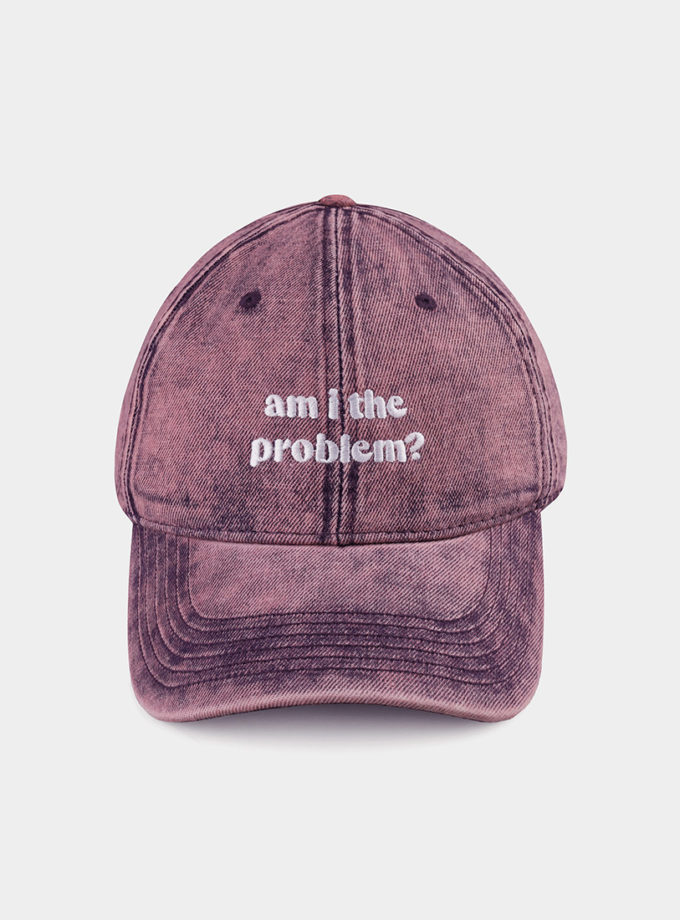 Рожева джинсова кепка am i the problem? BITCHIN' (BTCH_007)