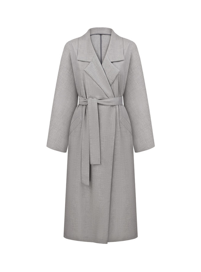 Тренч сірий NOMA STUDIO (NOMA_202026)