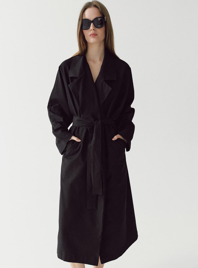 Тренч чорний NOMA STUDIO (NOMA_182026)