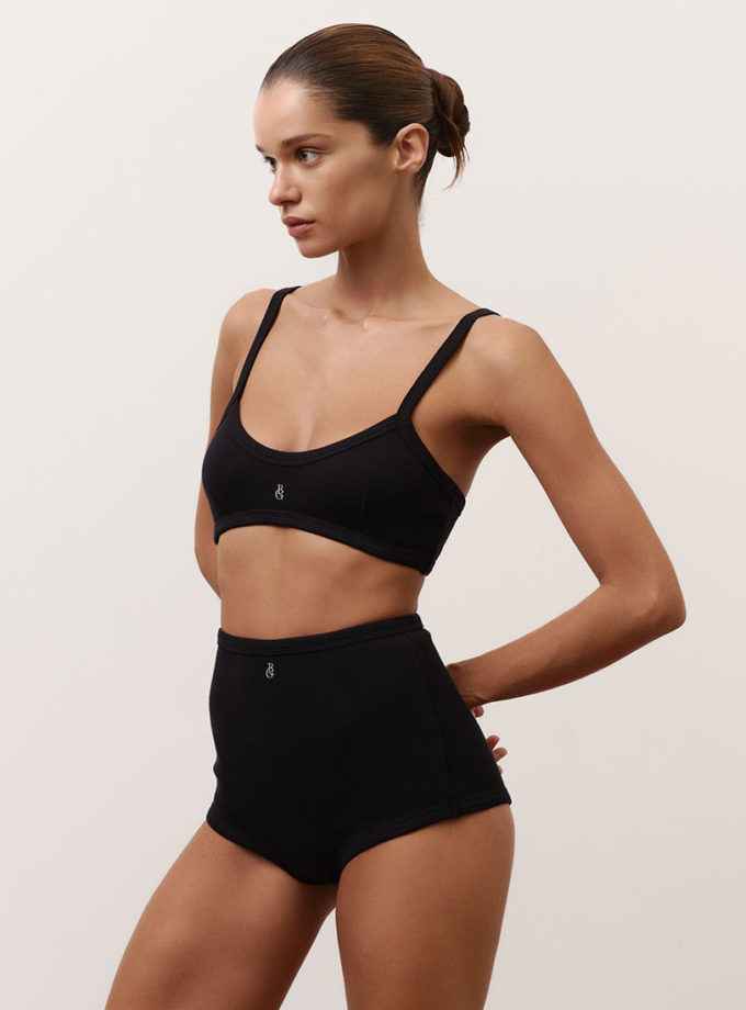 Високі ретро сліпи Note чорні BODY GLOW (BG_VSLIP_BL_BG_01-retro)