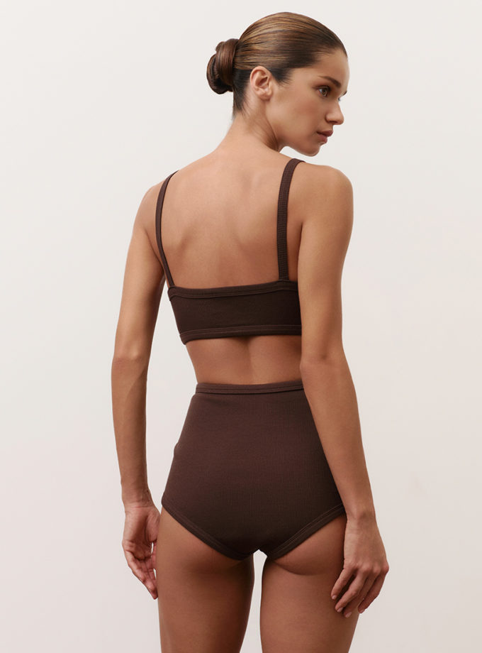 Високі ретро сліпи Note коричневі BODY GLOW (BG_VSLIP_BR_BG_01-retro)