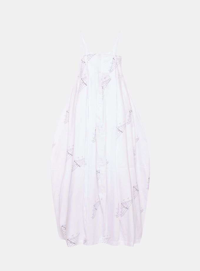 Легка бавовняна сукня максі з ніжними бретелями MARCHI (MRCH_SS26-22)