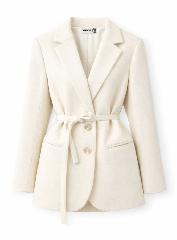 Піджак базовий з поясом BL002 TWICE (TWC_HФ-00008028)