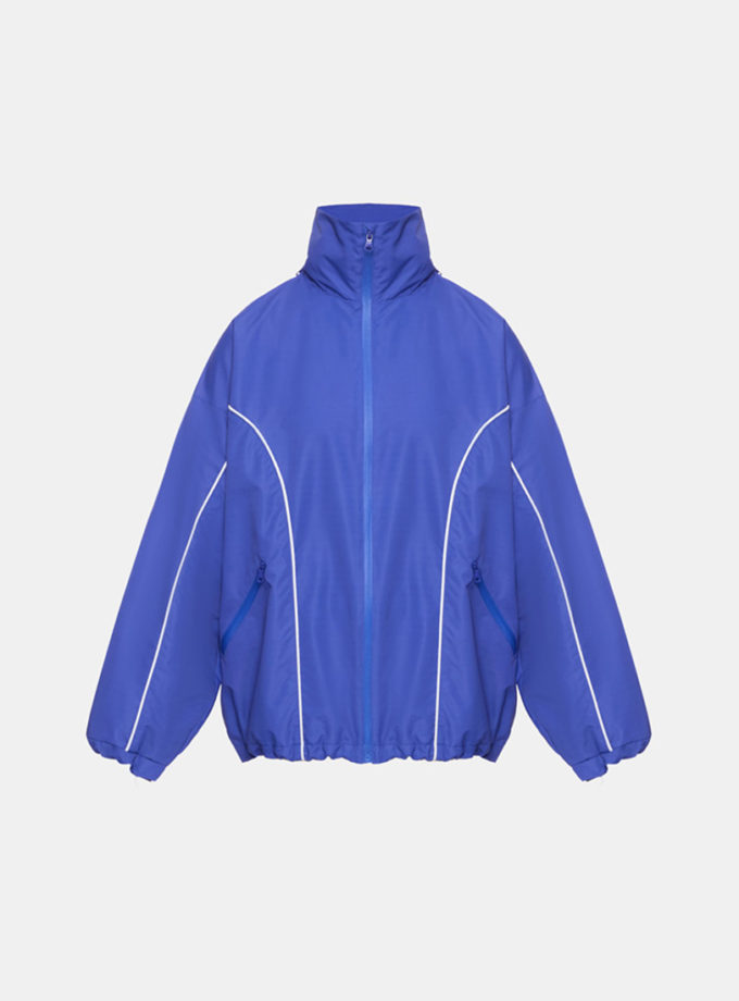 Подовжена синя вітровка MARCHI (MRCH_SS26-19)