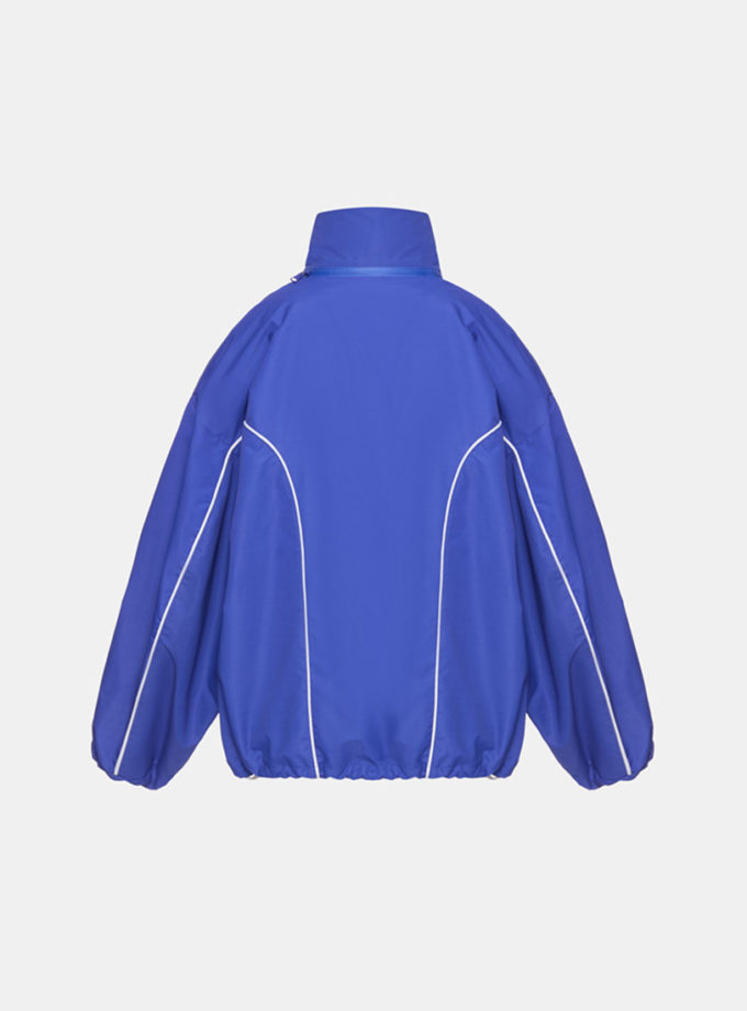 Подовжена синя вітровка MARCHI (MRCH_SS26-19)