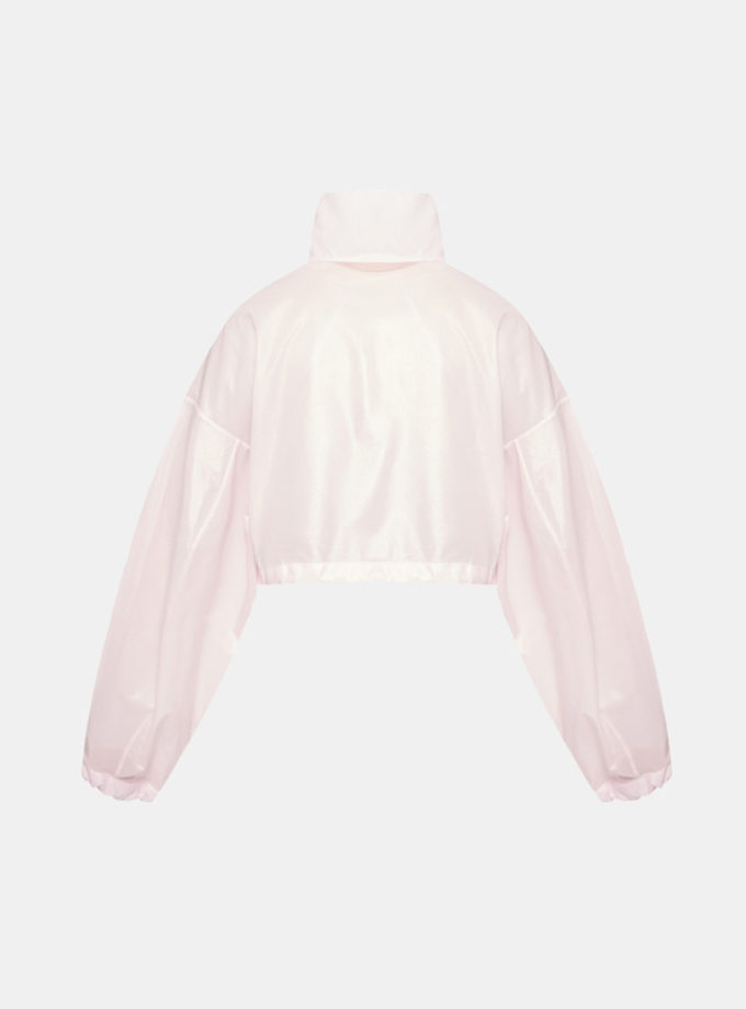 Сучасна вітрівка ніжно-рожевого кольору MARCHI (MRCH_SS26-8)