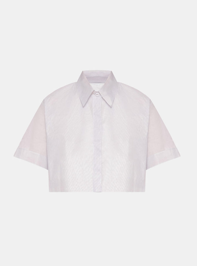 Cіра сорочка з органді MARCHI (MRCH_SS26-10)