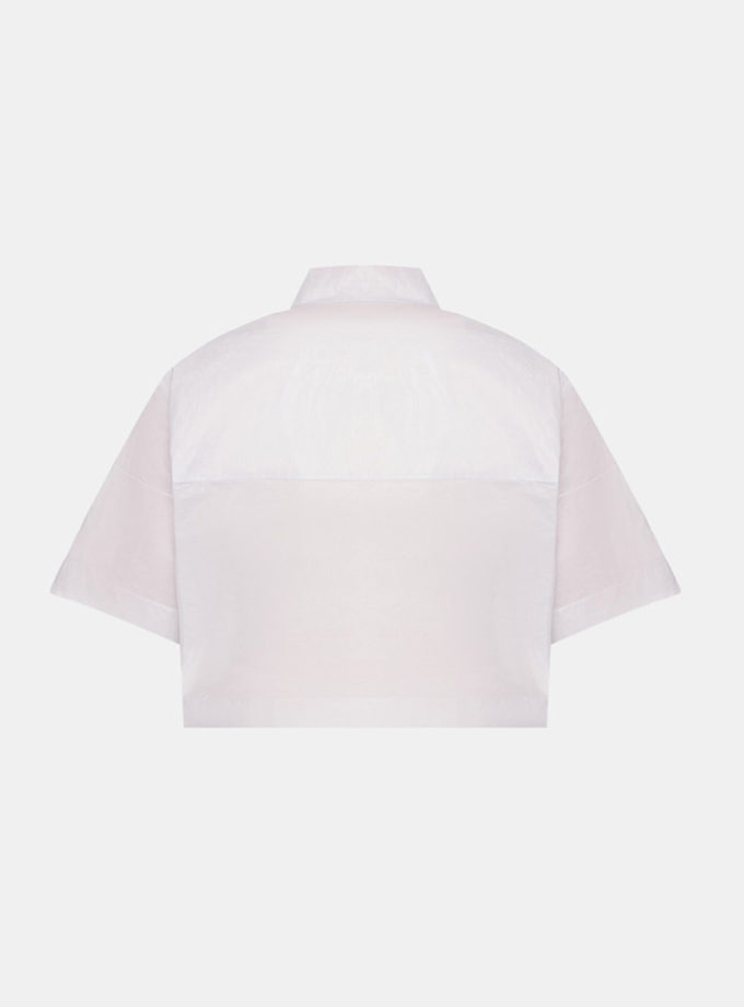 Cіра сорочка з органді MARCHI (MRCH_SS26-10)