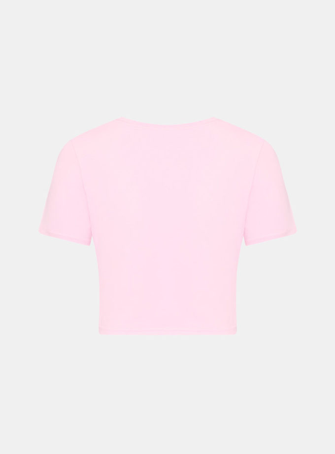 Яскрава рожева футболка MARCHI (MRCH_SS26-1-pink)