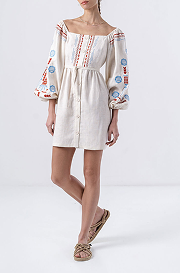 Вишиті сукні до колін