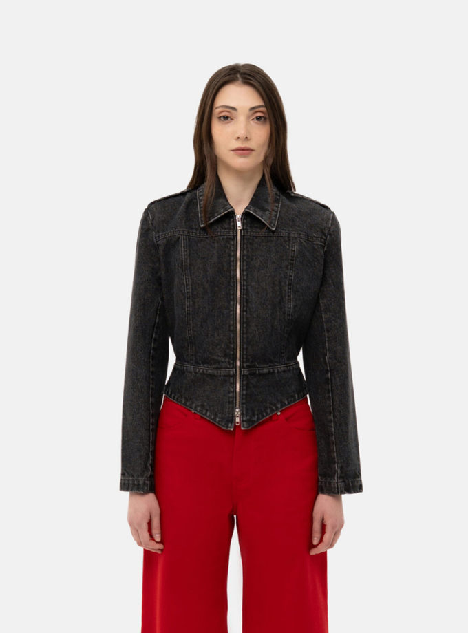 Піджак Ruffled Denim MATCH DENIM (MTCH_sp26-ruffled-denim-jacket)