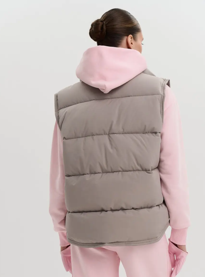 Жилет базовий утеплений OW002 сірий TWICE (TWC_НФ-00007980_GR)