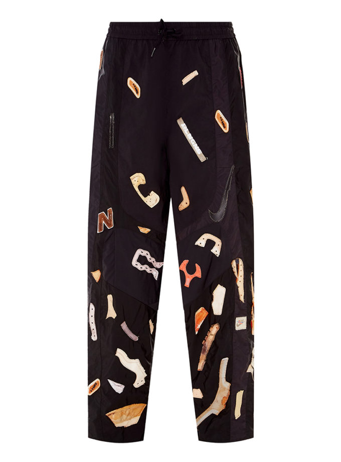 Нейлонові штани з нашивками PLNGNS (PLNGNS_MNS-NY-PNTS-BLC-0008)
