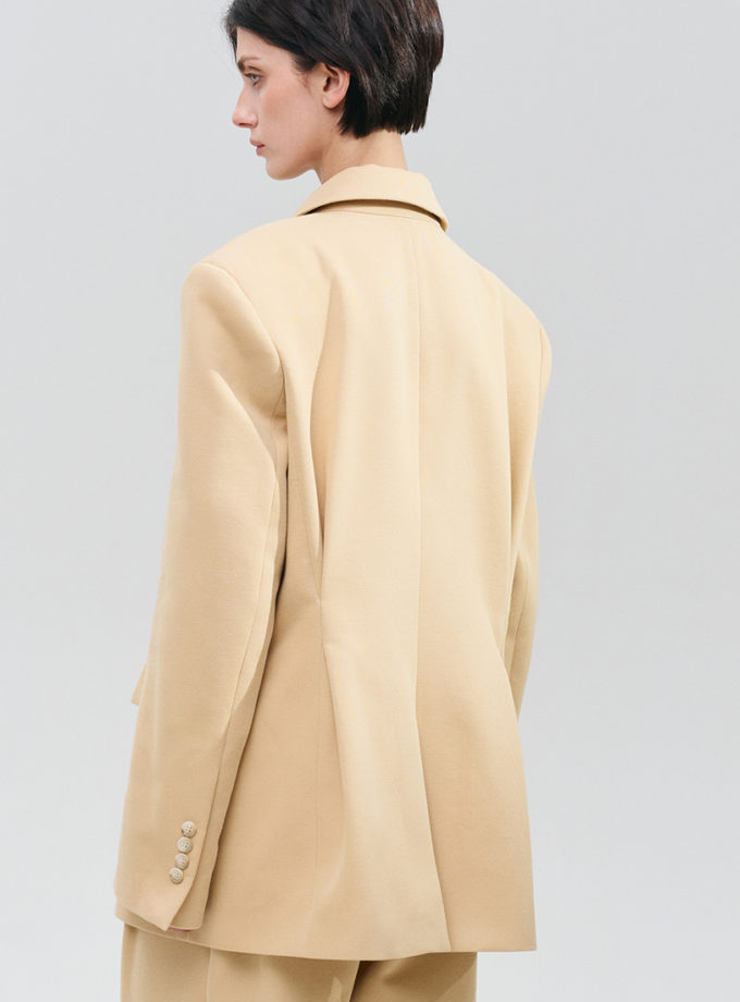 Піджак - пастельно-жовтий WKMF (WKMF_300_1)